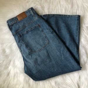 Madewell Wide Leg Crop Jeans Size 32